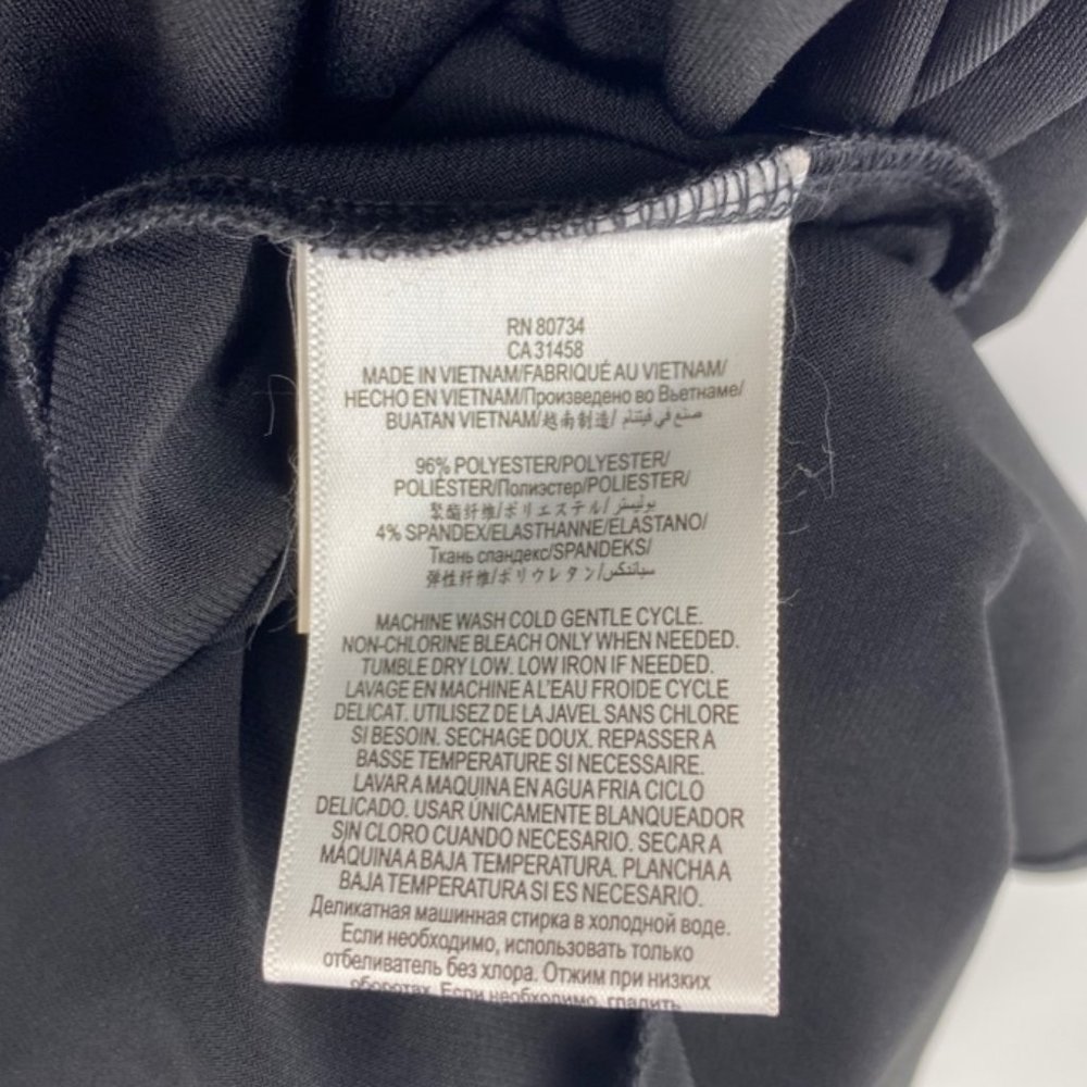 BCBGeneration Drawstring Black Tank Dress Size XS - Picture 7 of 7